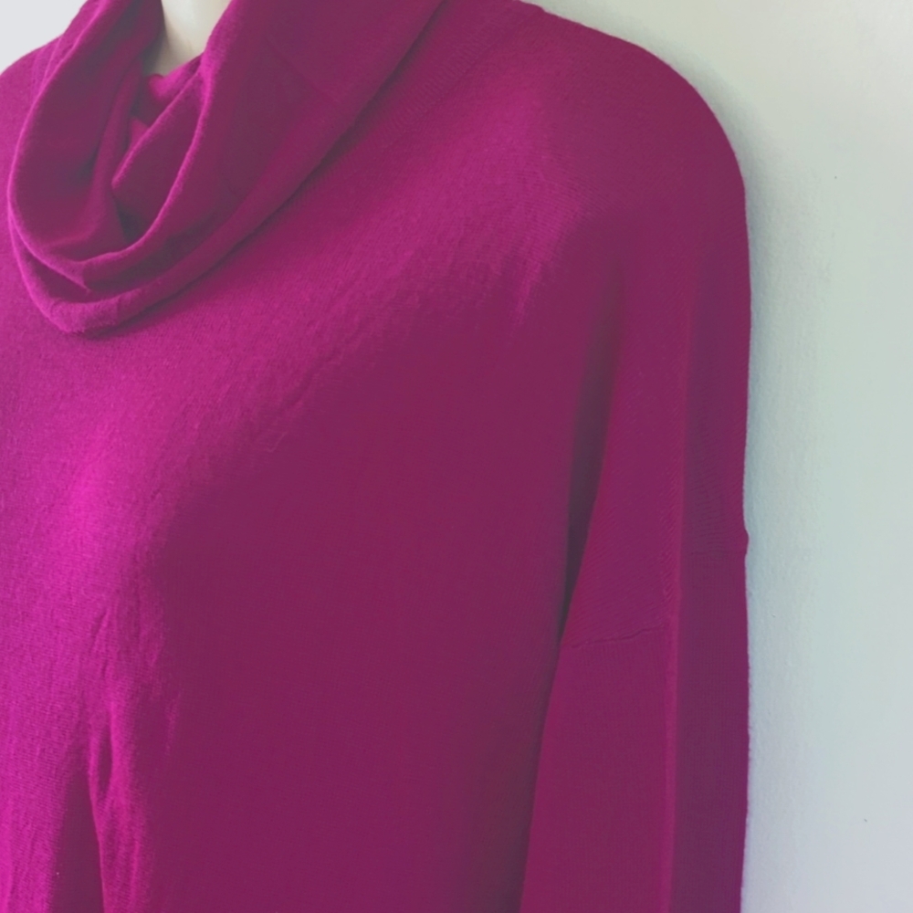 Peter Nygard Fringe Cowl Neck Top - Picture 8 of 16